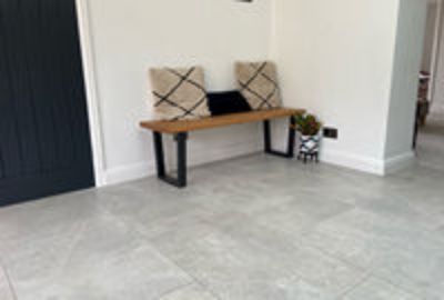 How to Lay Large Porcelain Floor Tiles and Paving Slabs